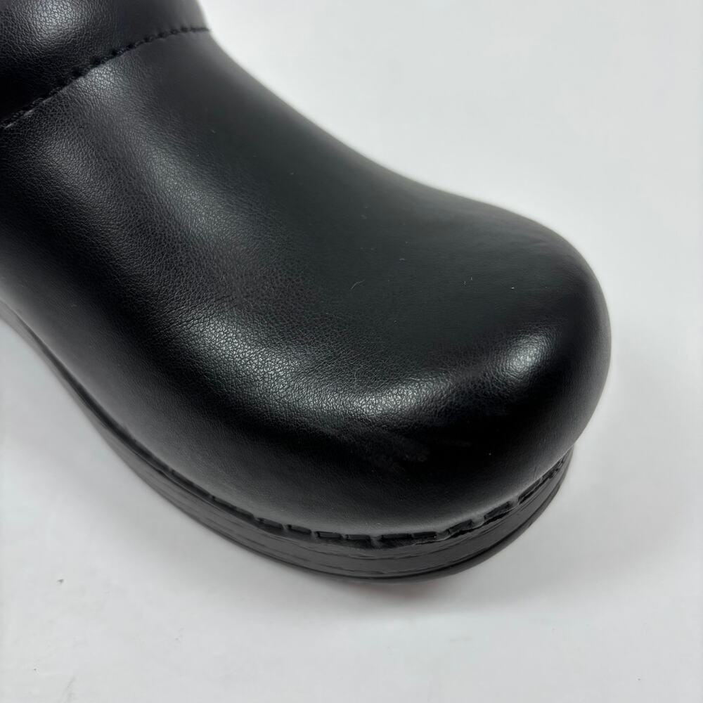 Dansko Professional Clogs 37 / 6.5 - 7 Cabrio Black Leather Slip On Shoes Nurse - Picture 11 of 12